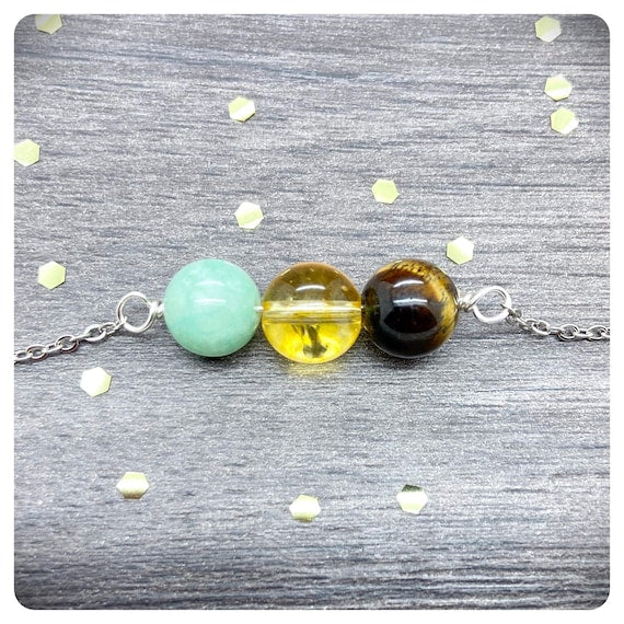 Good Luck Crystal Necklace, Lucky Charm, Exam Crystals, Driving Test Gift, New Job Leaving Gift, Lucky Crystals, Lucky Jewellery