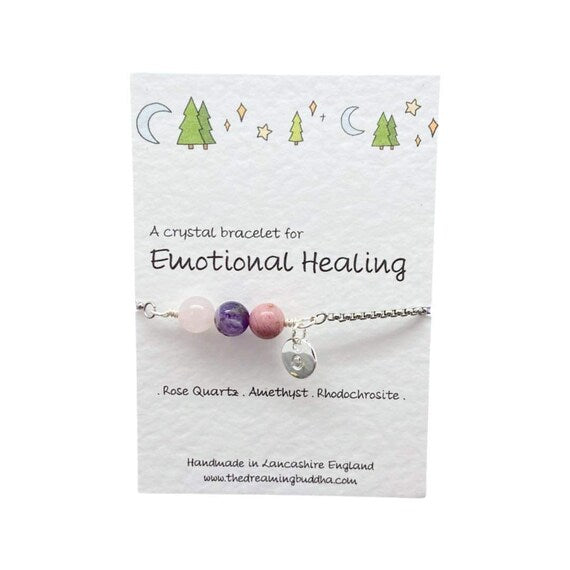Emotional Support Bracelet, Help You Through Gift, Bereavement Grief Jewellery, Spiritual Growth Crystals