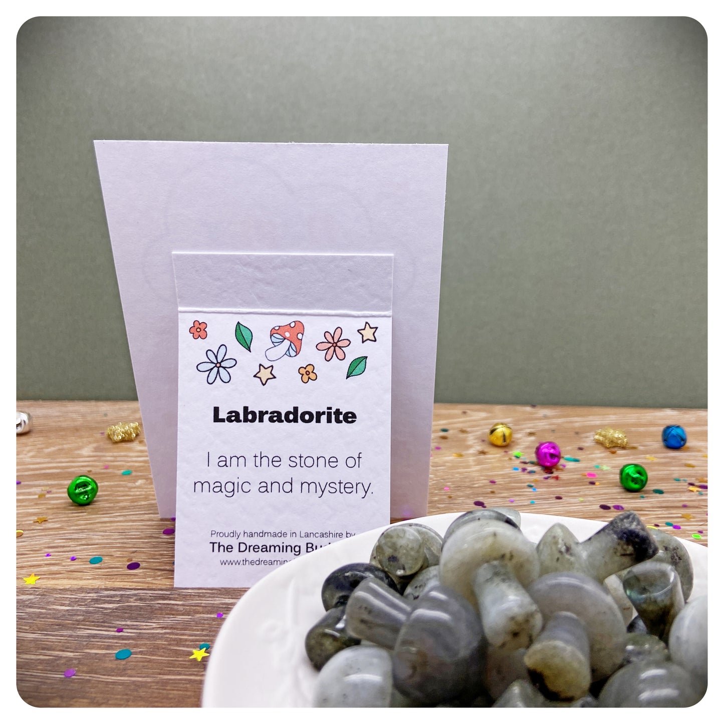 Crystal Easter Greeting Card For Egg Hunt Easter Gifts For Kids Happy Easter Crystal Mushroom Unique Gift