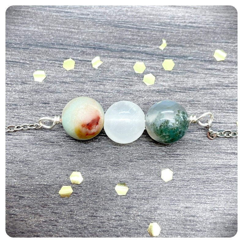 Virgo Crystal Necklace, Personalised Star Sign Jewellery, Zodiac Silver Choker, August September Birthstone Gift