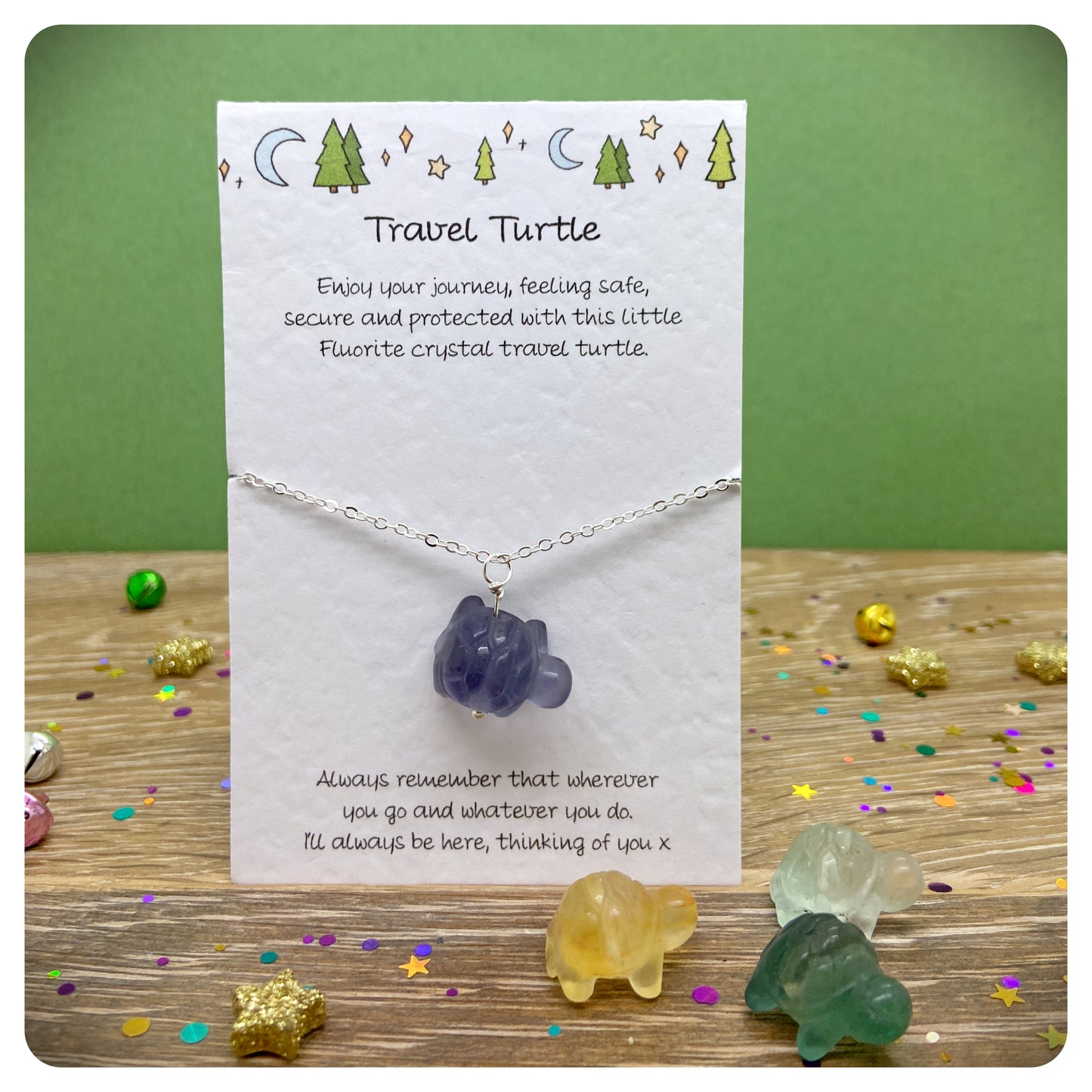 Crystal Travel Turtle Keychain For Safe Travels Personalised Safe Travel Necklace Travelling Gift Travel Protective Keyring For Backpacking