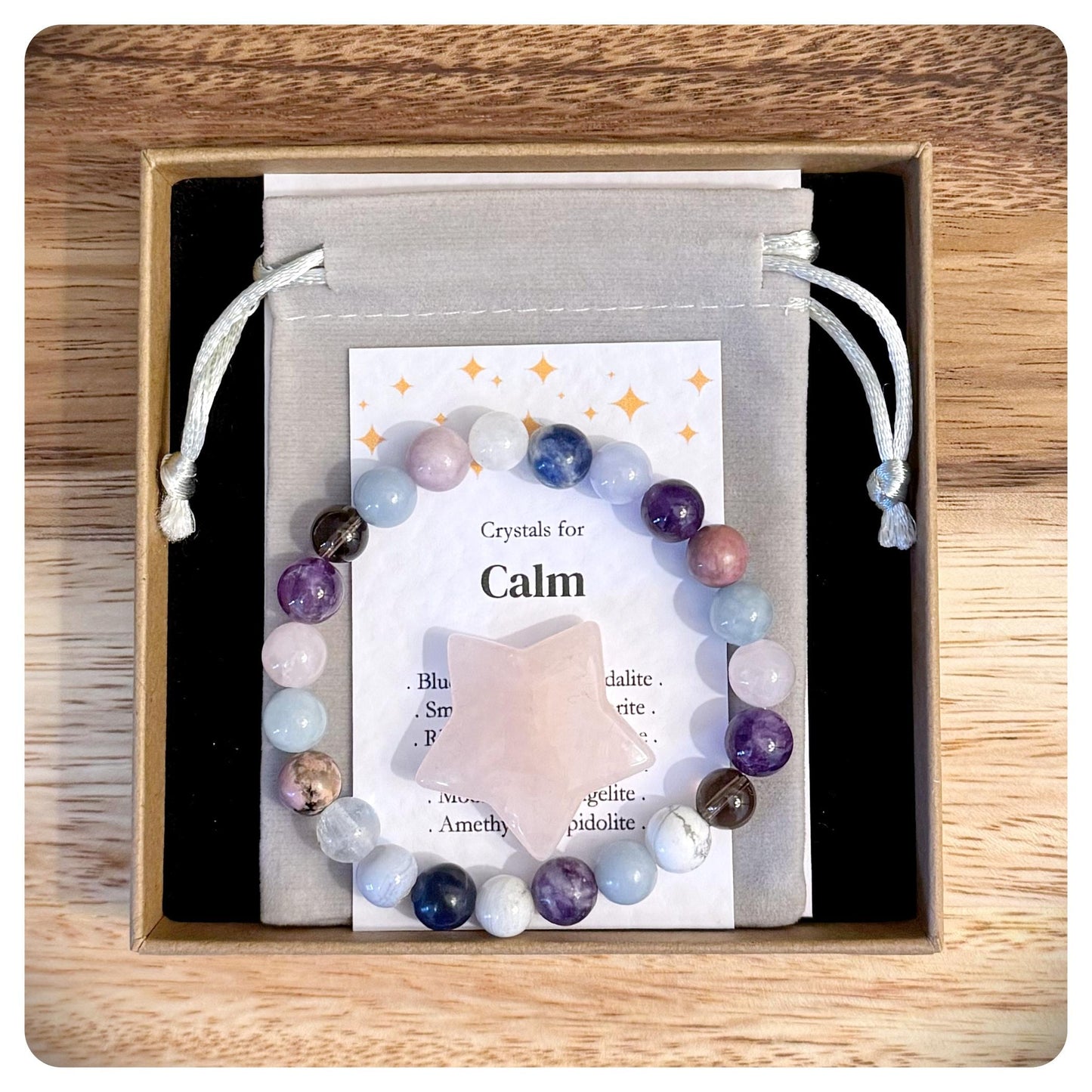 Womens Calm Bracelet, Stress Relief Bracelet, Calming Jewellery Her, Meditation Bracelet, Worry Gift For Daughter, Girls Anxiety Bracelet