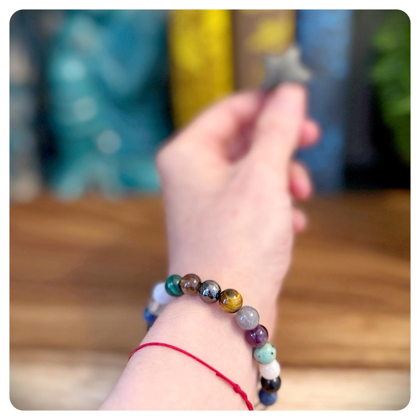 Women’s Safe Travels Crystal Bracelet, Gap Year Jewellery, Travel Essentials Gift Her, Backpacking Goodbye, Daughter Travelling Miss You