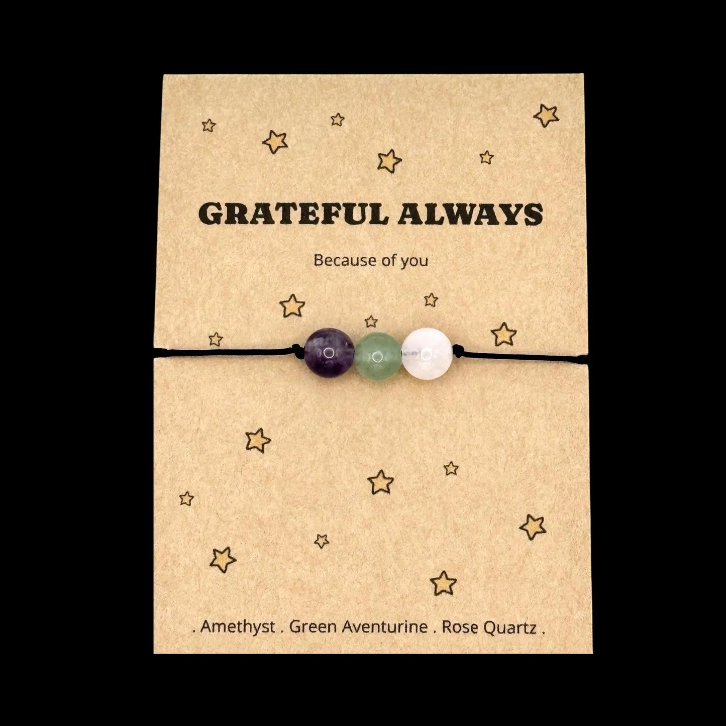 Personalised Thank You Bracelet Card, Appreciation Gift, Teacher Gift, Friend Gift, Thank You Jewellery
