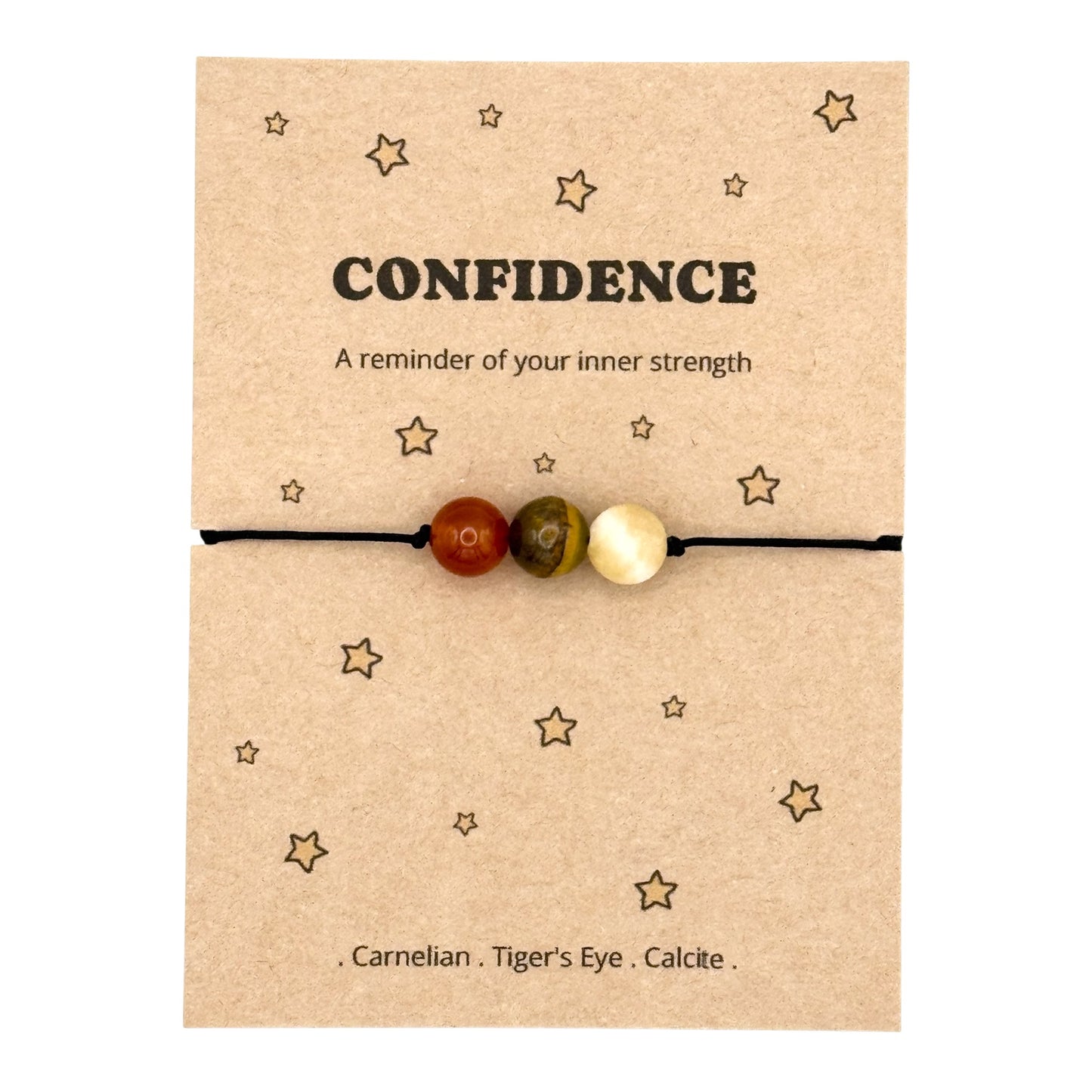Confidence Gift, Personalised Inner Strength Crystal Bracelet or Anklet, A Reminder of Your Inner Strength Keepsake, Self Belief and Motivation Gift for Her