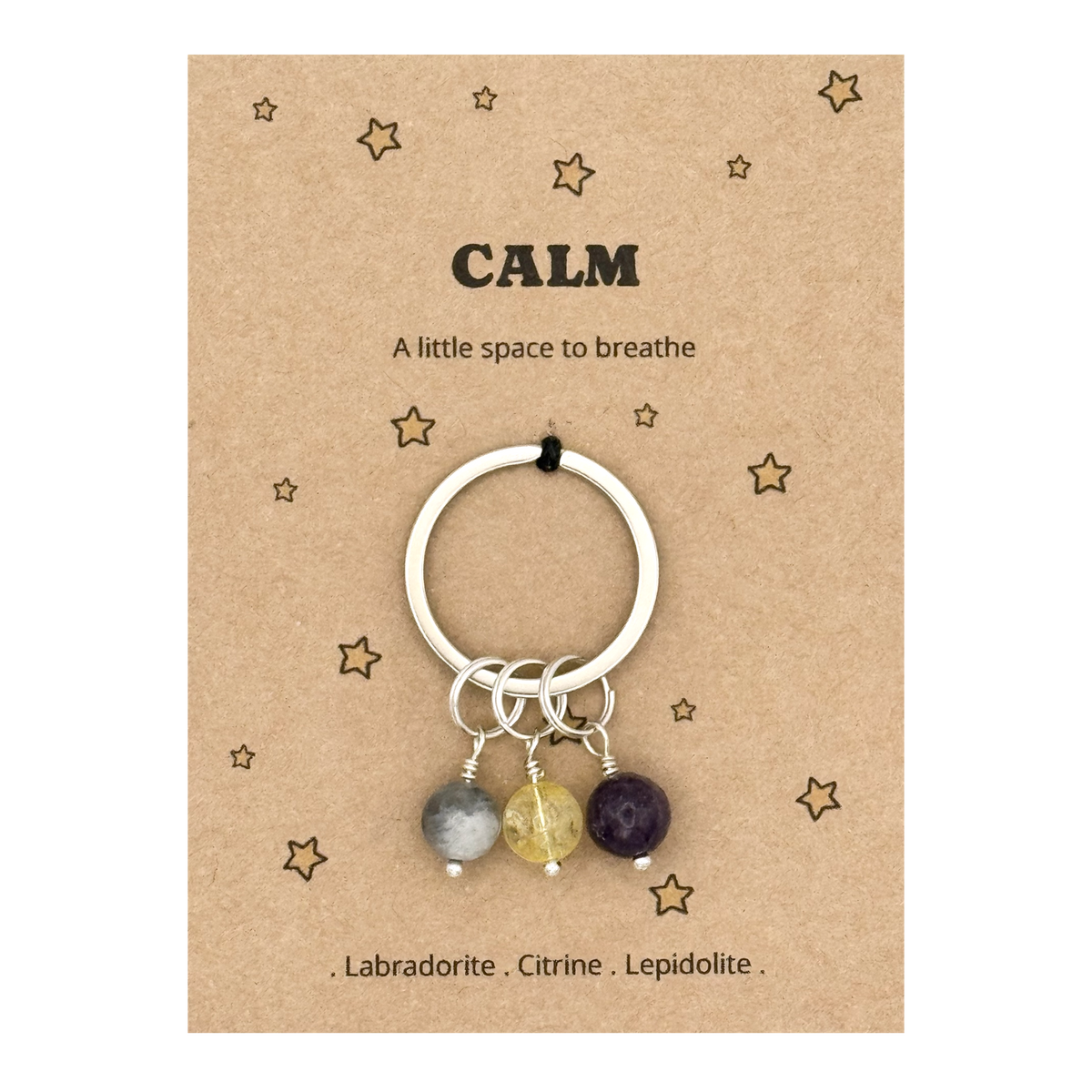 Calm Crystal Keyring – Self Care & Thinking of You Gift for Her