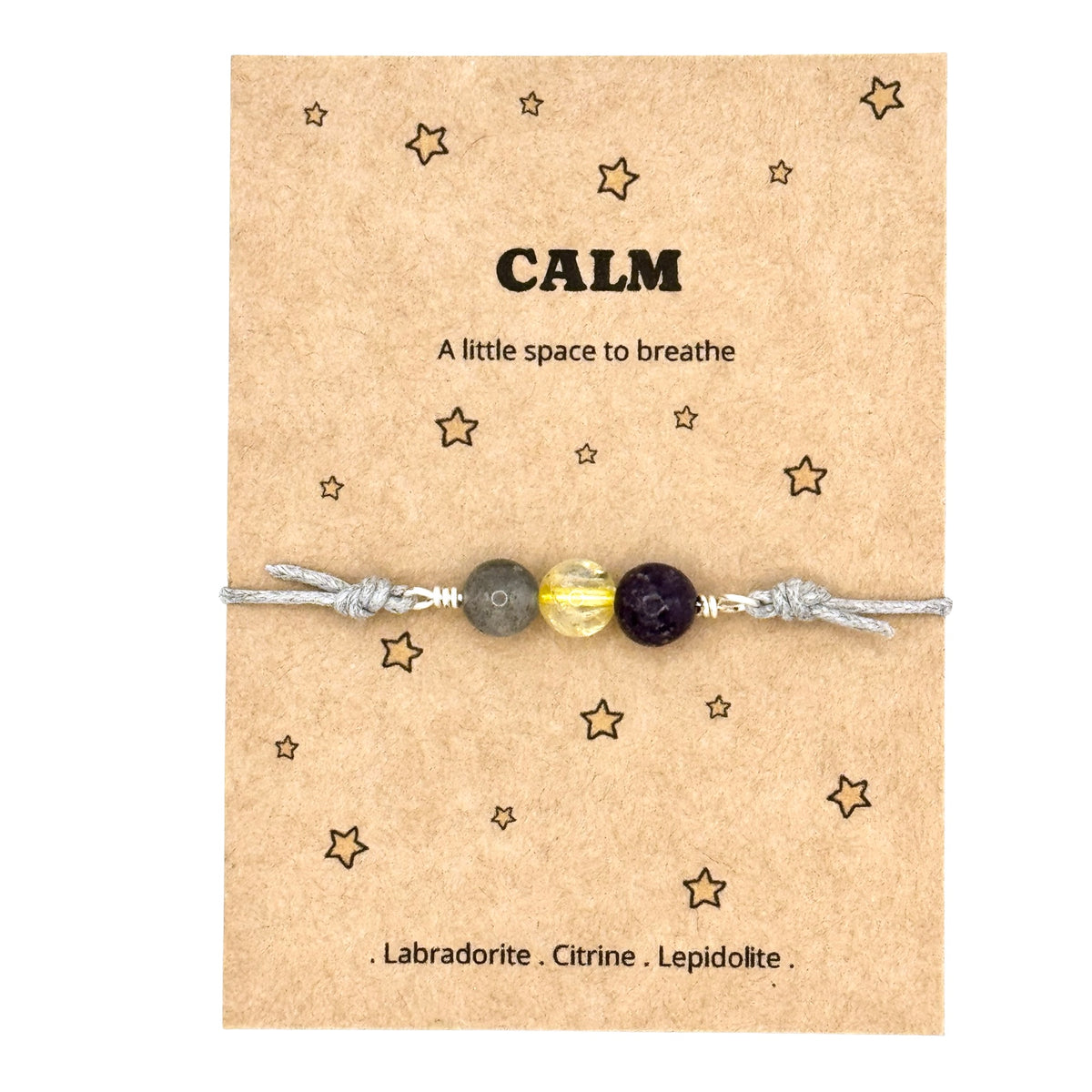 Calm Crystal Bracelet – Quiet Moment & Self Care Gift for Her