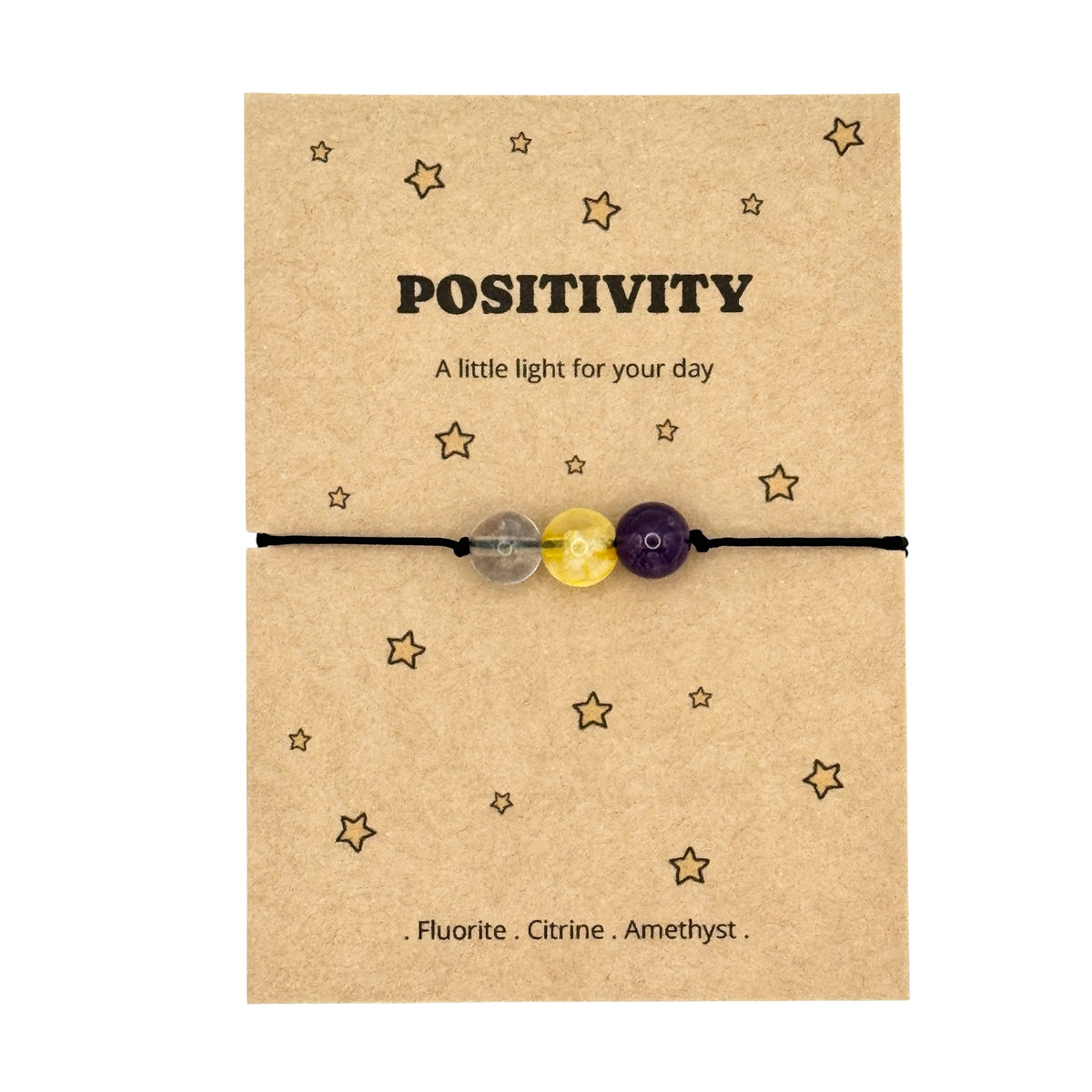 Positivity Crystal Bracelet – Everyday Positivity Gift for Her