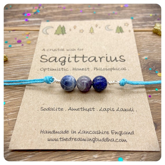 Choose Your Sign Zodiac Crystal Bracelet, Horoscope Gift, Astrology Birthstone Anklet, Personalised Star Sign Gift