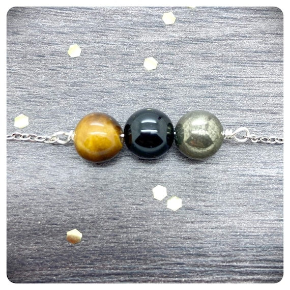 Healing Protection Necklace, Emotional Protection Crystals, Protection From Harm Gift, Psychic Attack Jewellery, Keep Safe Gift