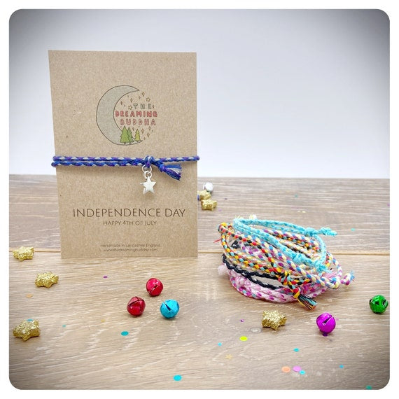 Independence Day Bracelet, Patriotic Gift, Fourth Of July Independence Day Jewellery