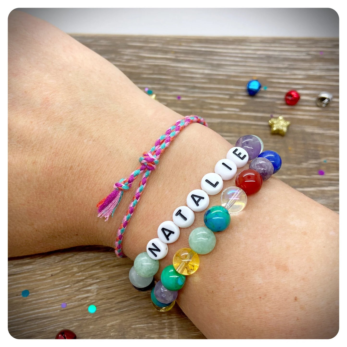 Bride Tribe Friendship Bracelet, Personalised Hen Party Gifts, Summer Beach Wedding