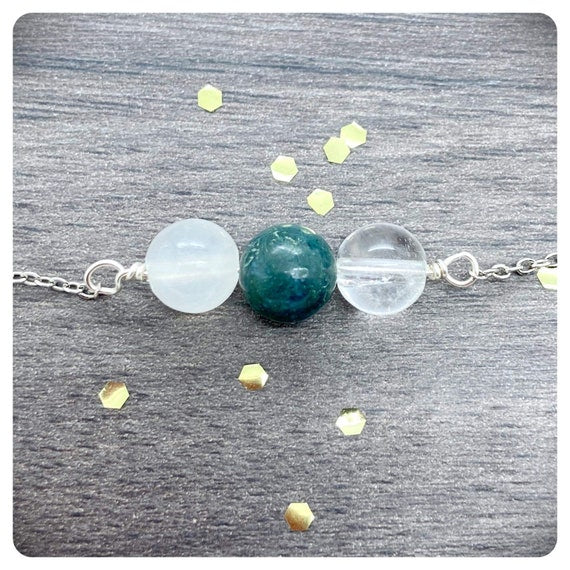 Personalised Strength Necklace, Crystal Courage Gift, Warrior Jewellery, Survivor Gift, Motivational Present For Her, Thinking Of You Postal