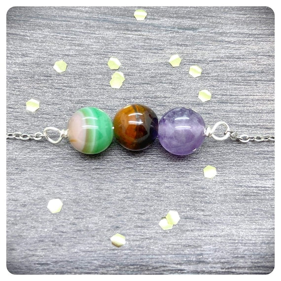 New Beginnings Crystal Necklace, Next Adventure Gift For Her, Fresh Start Jewellery, Colleague Leaving Gift, Minimalist Bar Necklace