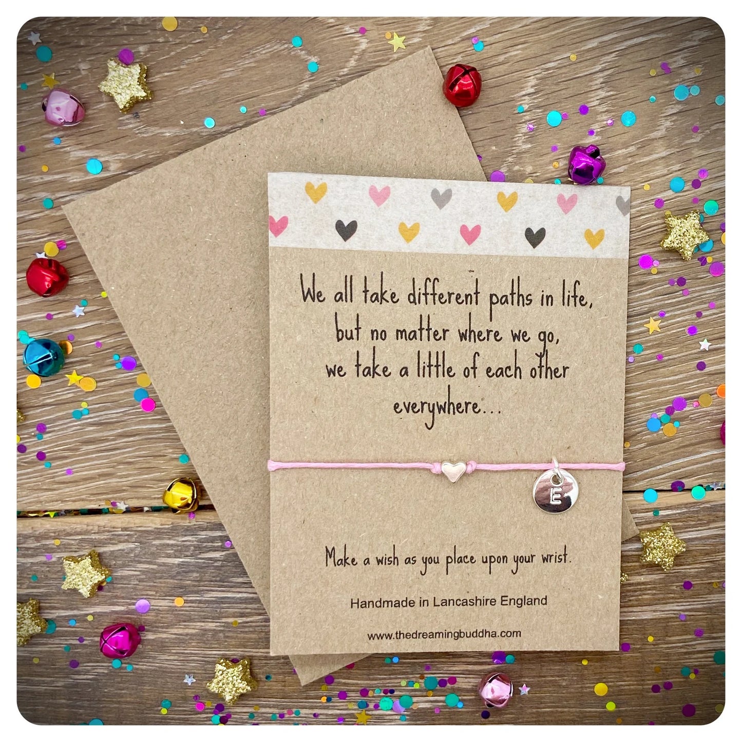 Leaving Wish Bracelet, Goodbye Gift, Moving Bracelet, Travelling Gift, New Job Card, We All Take Different Path, Miss You Bracelet