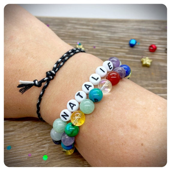 Love You Friendship Bracelet, Thinking Of You Bracelet, I Love You Card, Personalised Braided Bracelet