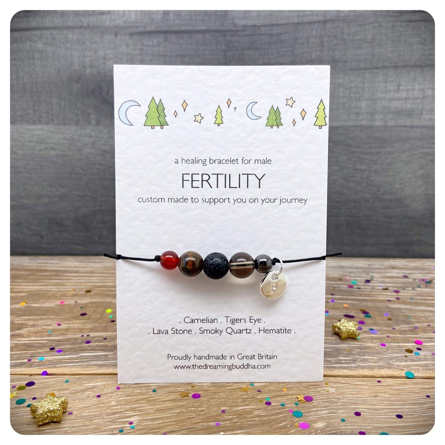 Mens Fertility Bracelet, Daddy To Be Gift For Husband, Baby Shower Present For Dad