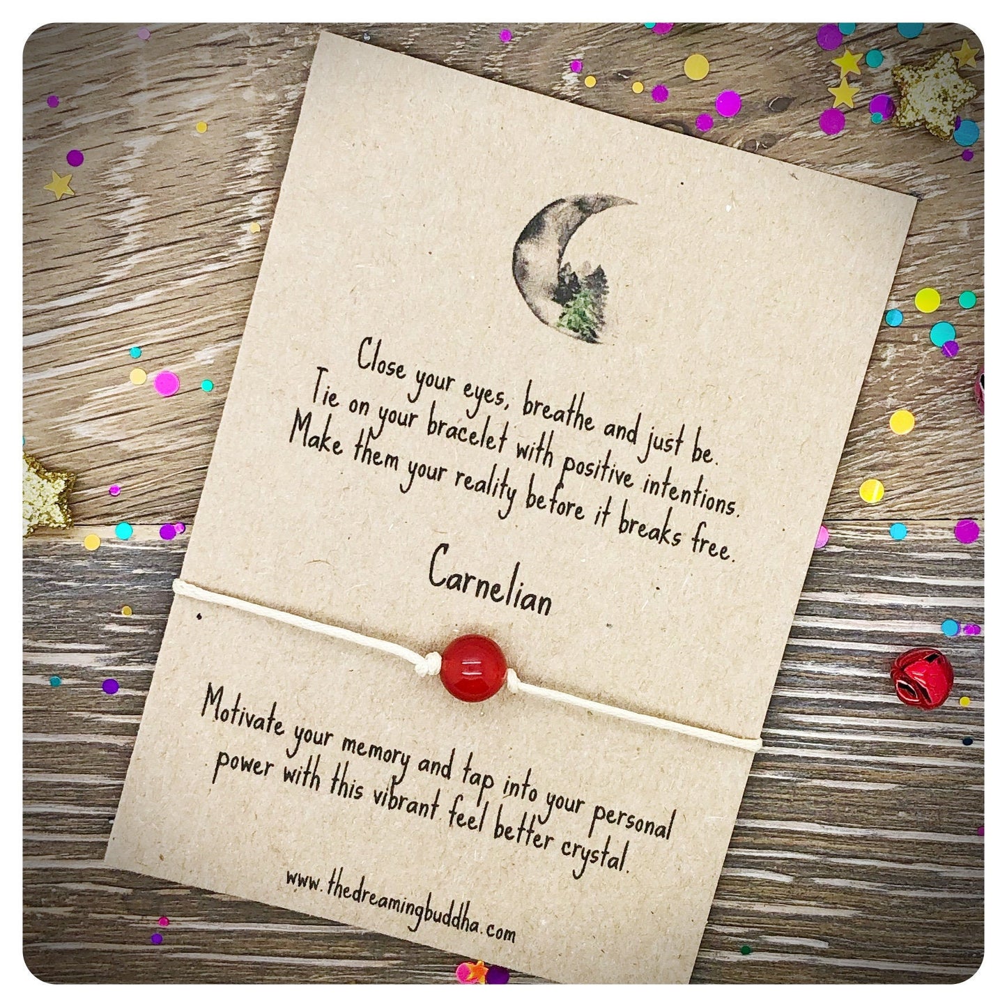 Exam Wish Bracelet, Carnelian Bead Bracelet, Carnelian Cord Bracelet, Carnelian Gift, Orange Gemstone