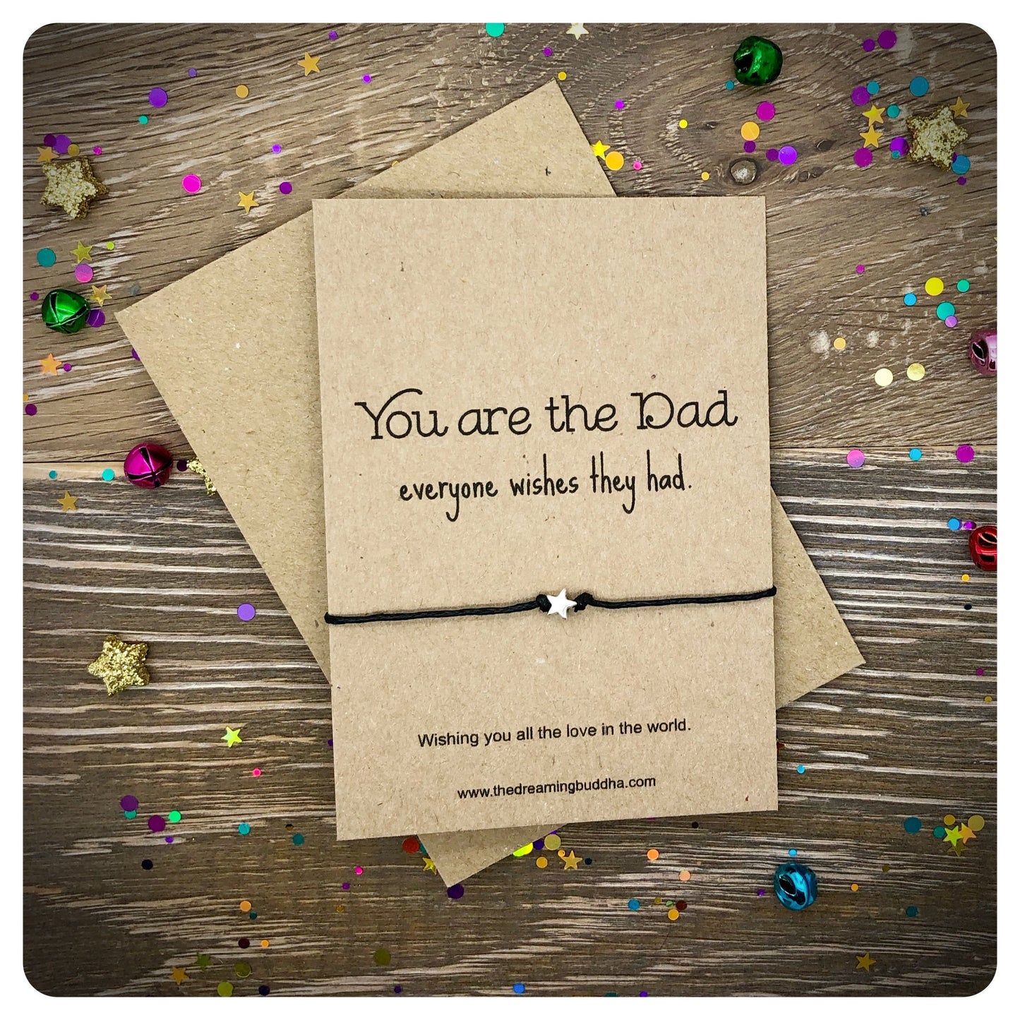 Dad Wish Bracelet, Minimalist Mens Bracelet, Present For Daddy, Best Dad Gift, Dad Appreciation Gift