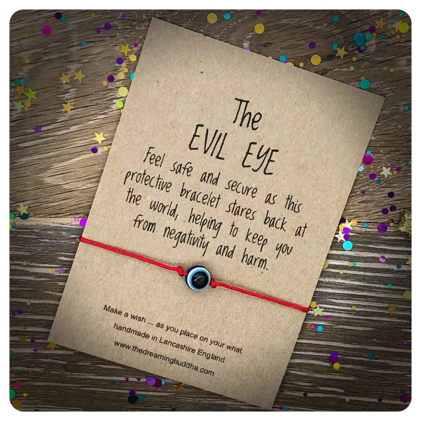 3 x Evil Eye Wish Bracelets, 3 x Nazar Friendship Bracelets, Mati Protection Bracelets, Stack Evil Eye Bracelets