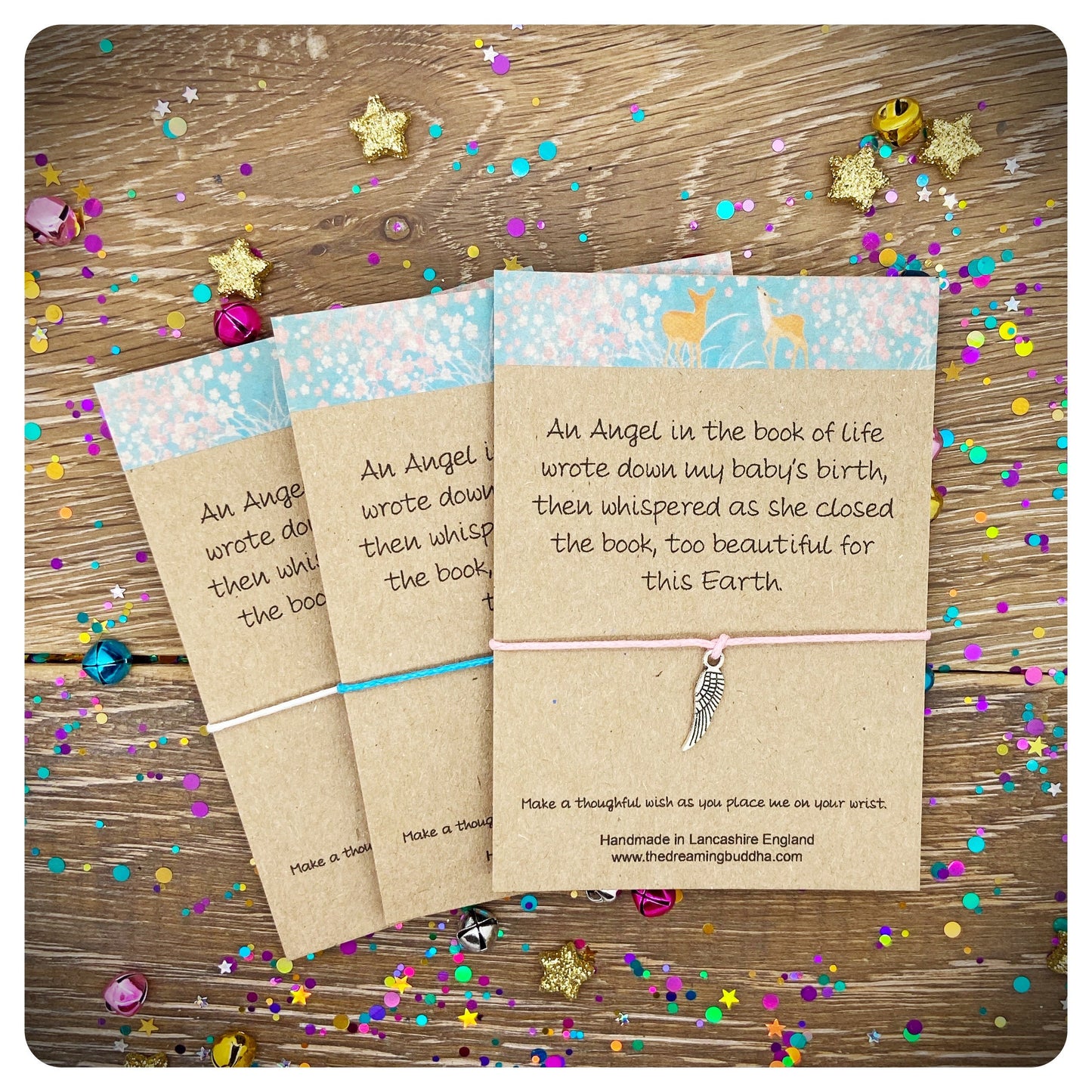 Baby Loss Wish Bracelet, Angel Baby Condolence Gift, Baby Memorial Jewellery, Infant Loss Bracelet, Baby Remembrance Gift