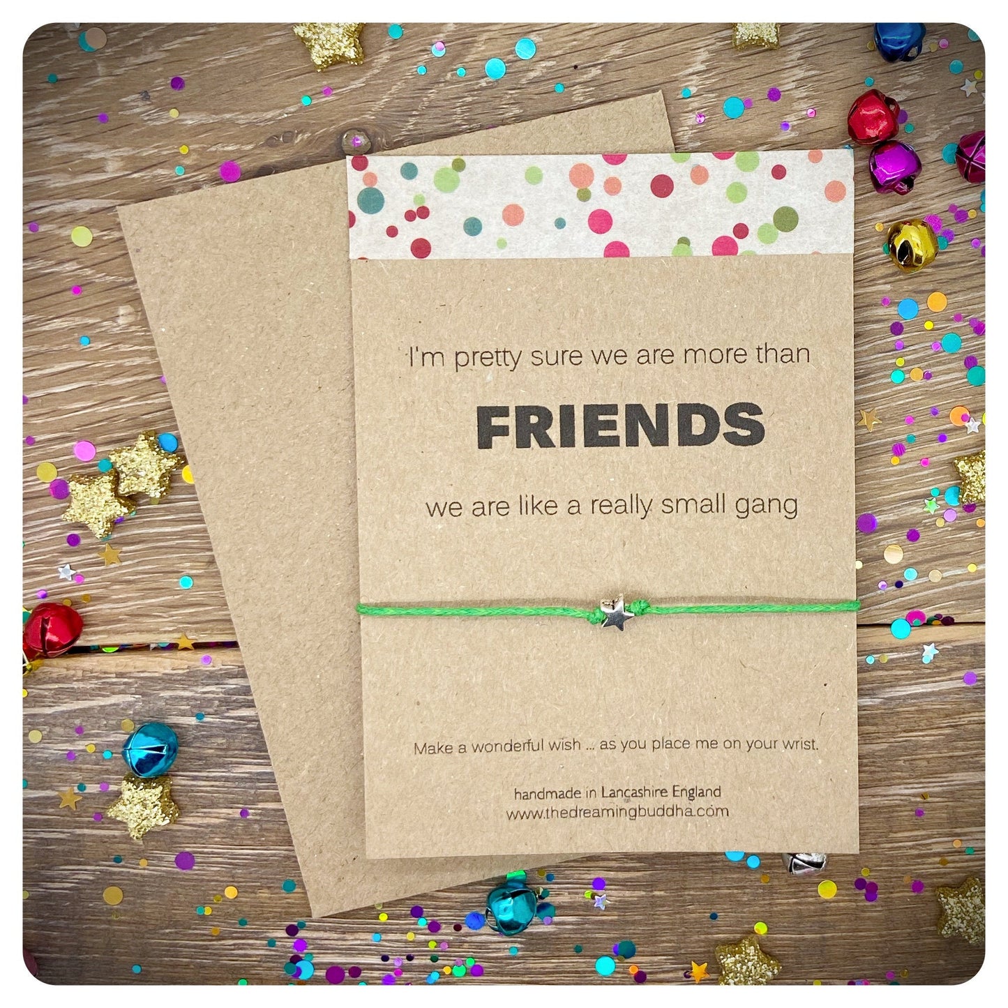 5 x Friendship Bracelets, End OF Term Gifts, Friends Wish Bracelets, Gifts For Friends, Bulk Friends Cards
