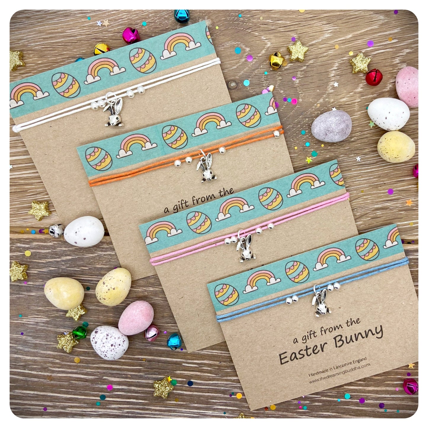 Easter Anklet, Bunny Ankle Bracelet, Rabbit Anklet, Bunny Anklet, Easter Gift, Adjustable Anklet, Easter Egg Hunt