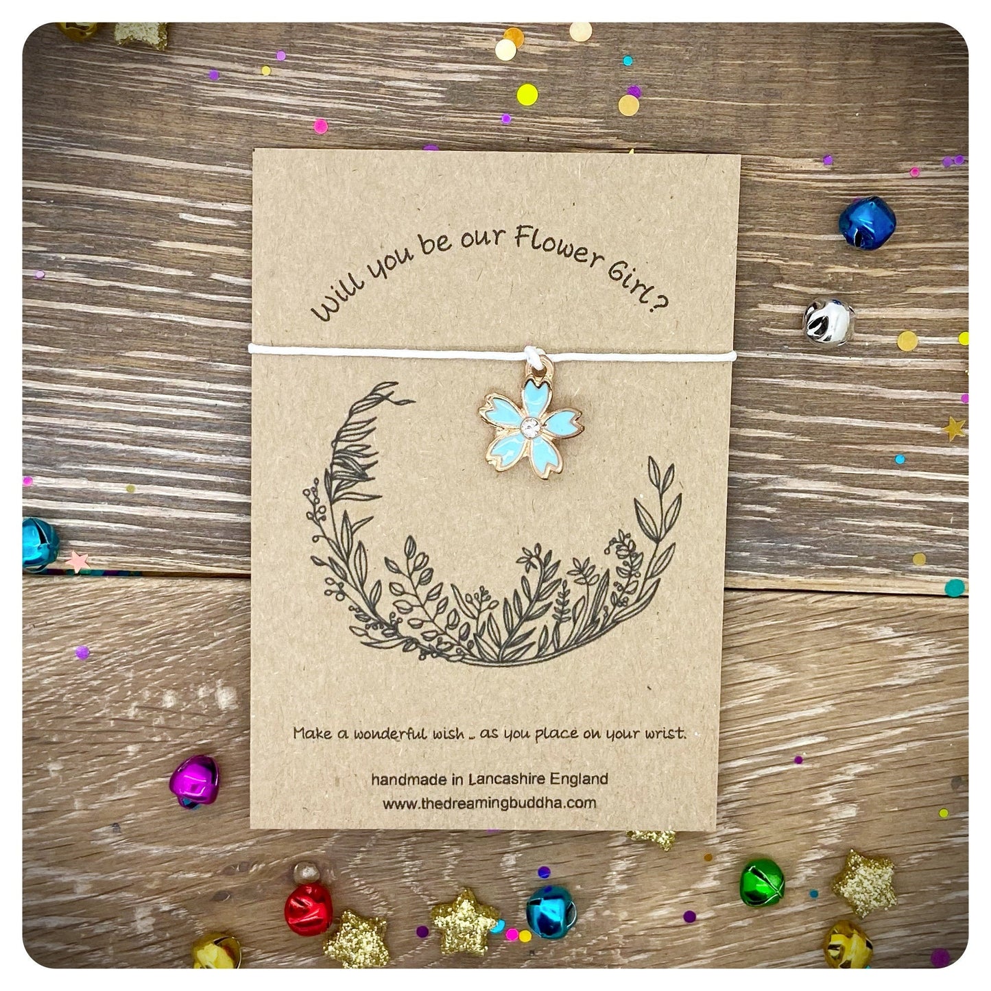 Will You Be Our Flower Girl Bracelet, Flower Girl Keepsake Gift, Flowergirl Proposal Card, Flower-girl Wedding Gift