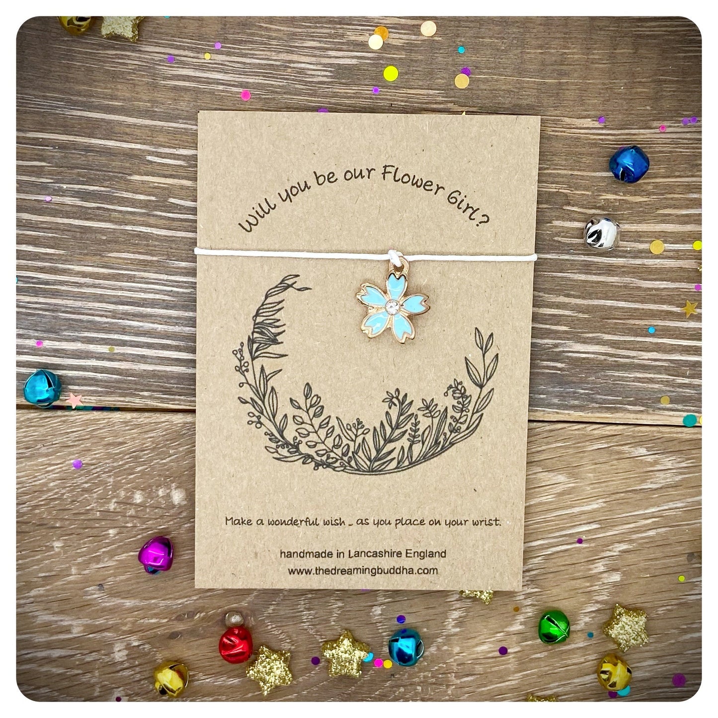 Will You Be Our Flower Girl Bracelet, Flower Girl Keepsake Gift, Flowergirl Proposal Card, Flower-girl Wedding Gift