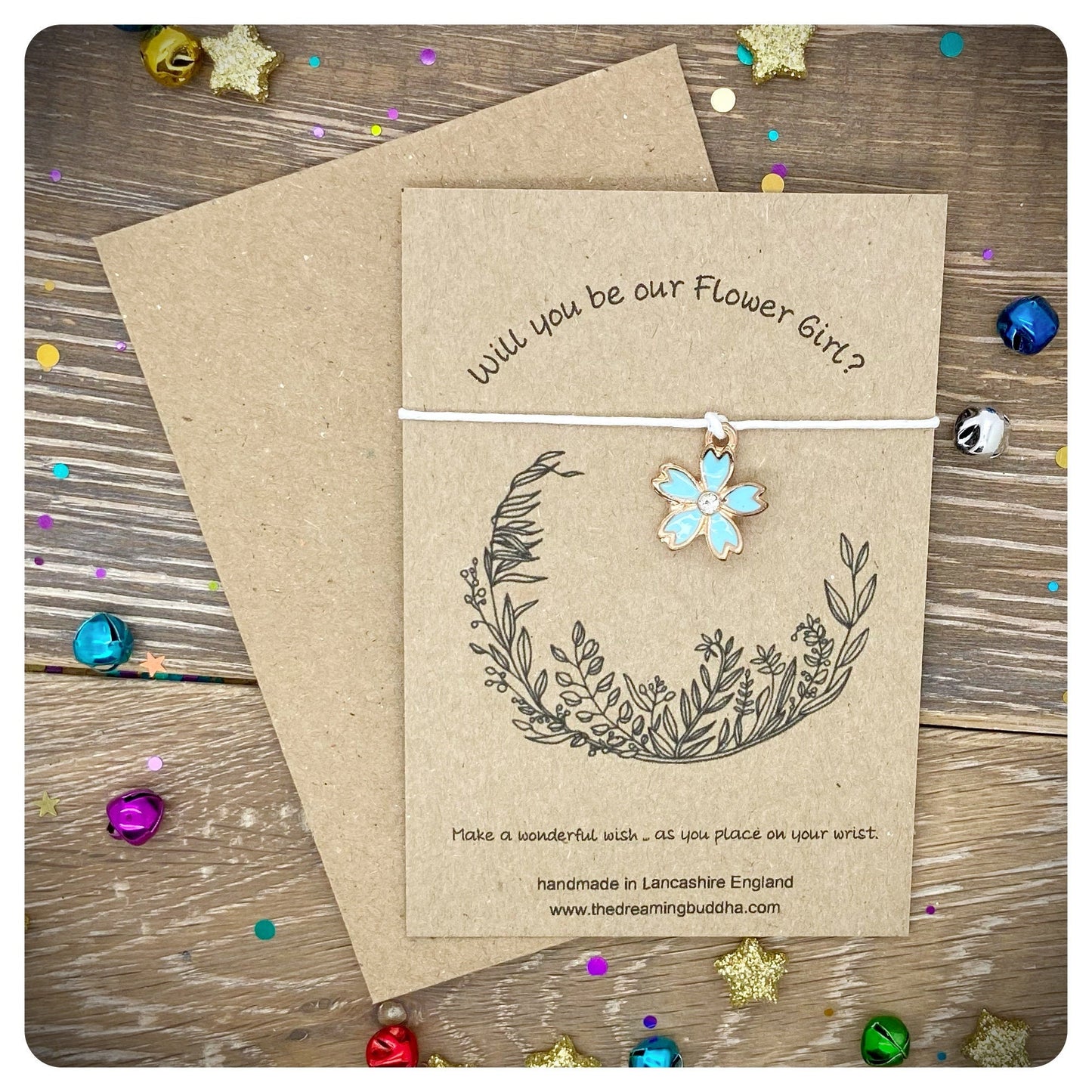 Will You Be Our Flower Girl Bracelet, Flower Girl Keepsake Gift, Flowergirl Proposal Card, Flower-girl Wedding Gift