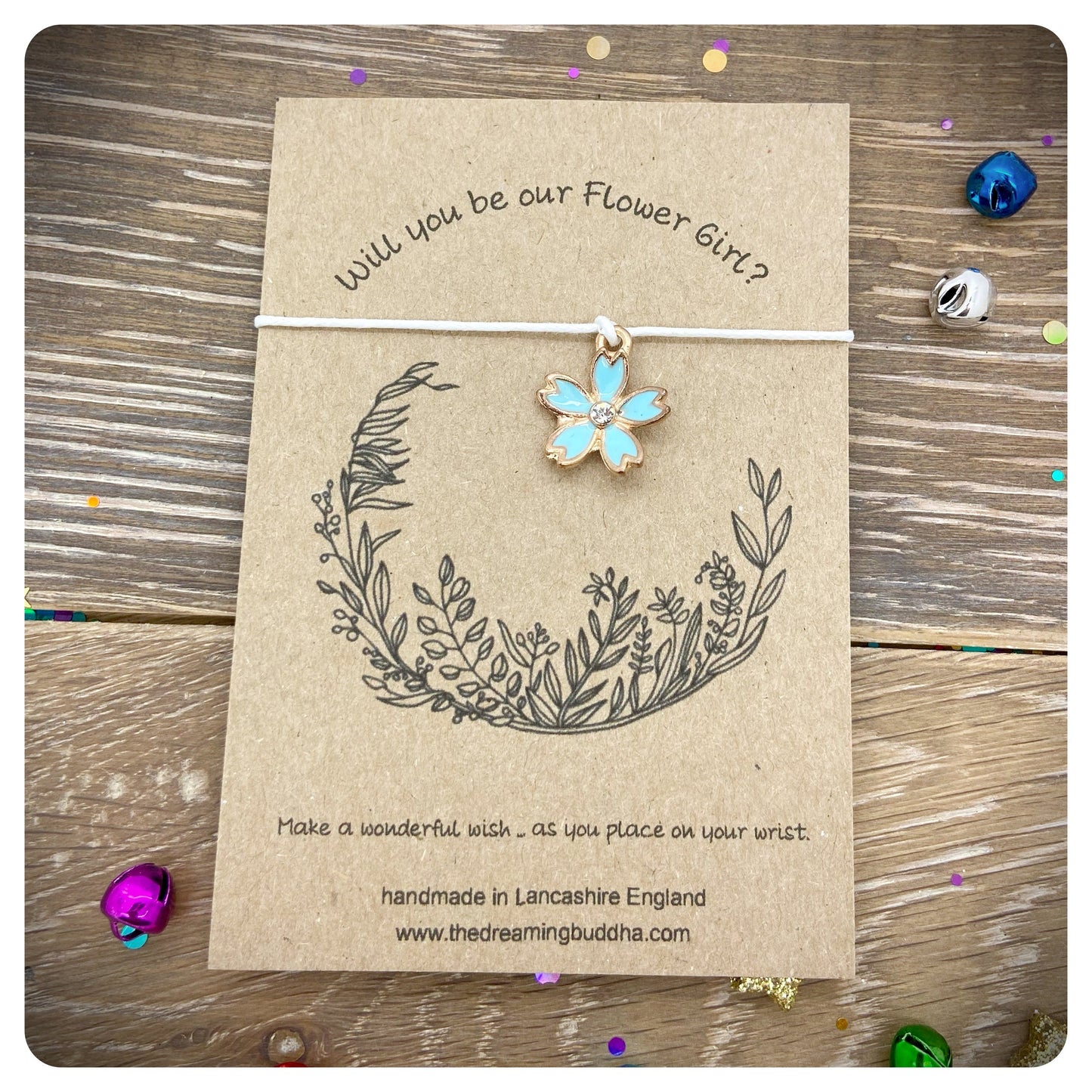 Will You Be Our Flower Girl Bracelet, Flower Girl Keepsake Gift, Flowergirl Proposal Card, Flower-girl Wedding Gift