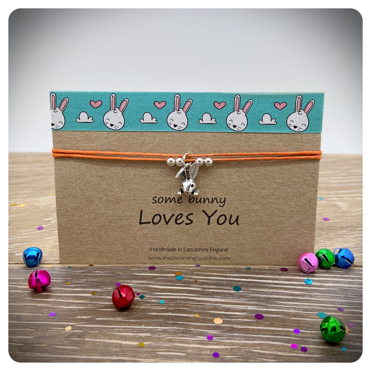 Cute Bunny Anklet, Some Bunny Loves You Gift, Handmade Rabbit Anklet, Adjustable Summer Anklet