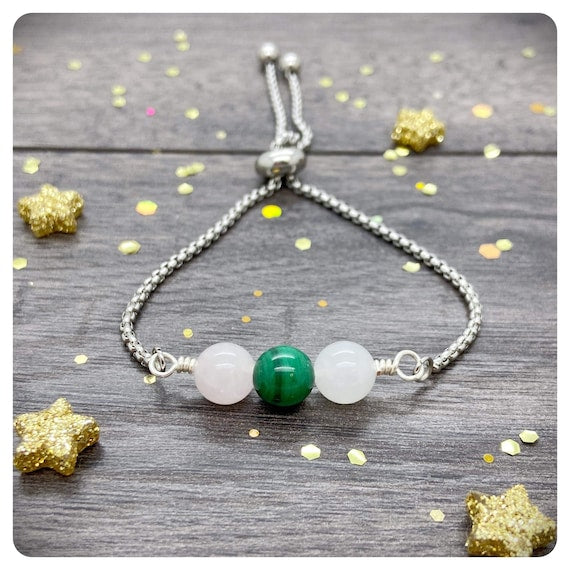 Inner Peace Bracelet, Anxiety Stress Jewellery, Self Forgiveness Crystals, Balance Grounding Abundance Jewellery, Self Love Mala Bracelet