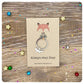 Always Stay Foxy Keychain, Fox Keyring, Cute Fox Lover Gift, Personalised Vixen Keyring