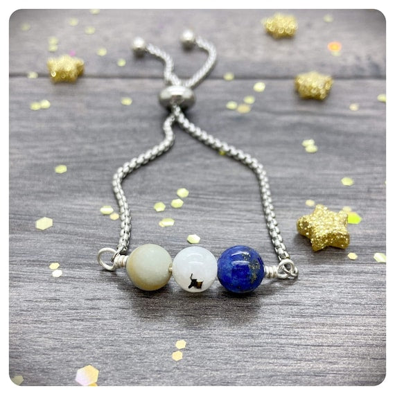 Personalised Friendship Bracelet, Thank You Friend Gift, Best Friend Jewellery, BFF Bracelet, Special Friend Gift Card, Friendship Crystals