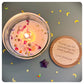 Crystal Mushroom Candle With Personalised Lid For Birthday Christmas Joy Hope Love Magic Courage Support Relax Luck Sleep Evil Eye Gift