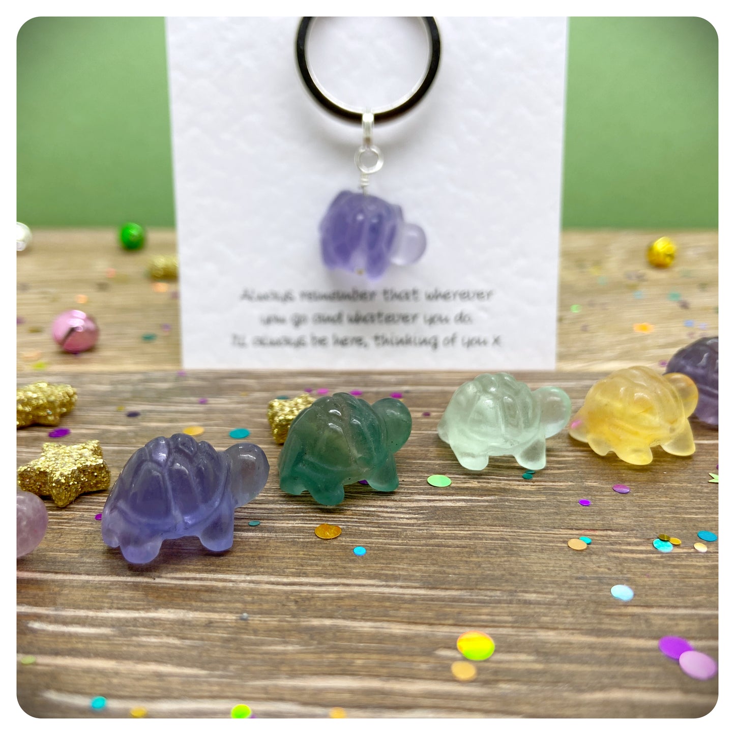 Crystal Travel Turtle Keychain For Safe Travels Personalised Safe Travel Necklace Travelling Gift Travel Protective Keyring For Backpacking