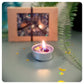 Witchy Tealights With Crystals & Glitter, Pack of 6 Small Gift Boxed Candle Tea Light Set For Spell Work Intentions And Decoration