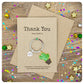 Set Of 4 Thank You Keyrings, Pack Of Four Appreciation Gifts, Bulk Thank You Presents, School Teacher Gifts, Employee Thanks, Business Gift