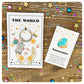 The World Tarot Card Keyring Graduation Gift Card For Travel Keychain New Beginning Gift With Crystal