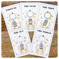 Tarot Card Keyring, Personalised Tarot Gift, Mystic Crystal Keychain, Astrology Good Luck Charm, Celestial Keyring