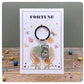 Fortune Tarot Keyring With Crystal Gift For Exam Success Gift For Luck In New Job Lucky Crystal Keychain Driving Test