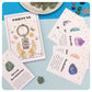 Fortune Tarot Keyring With Crystal Gift For Exam Success Gift For Luck In New Job Lucky Crystal Keychain Driving Test