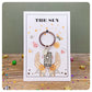 Personalised Tarot Card Keychain, Mystic Bag Charm, Celestial Keyring, Whimsigoth, Whitchy Good Luck Gift, Tarot Friendship Gift