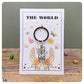 Personalised Tarot Card Keychain, Mystic Bag Charm, Celestial Keyring, Whimsigoth, Whitchy Good Luck Gift, Tarot Friendship Gift