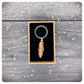 Unakite Crystal Keyring in Gift Box, Wire Wrapped Gemstone Keychain, Crystal For Fertility Inner Peace & Calm, Stress and Anxiety Gift