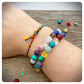Keyworker Gift, Nursery Thank You, Play Group Teacher Bracelet, Keyworker Card, Personalised Braided Bracelet