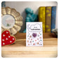 To My Valentine Card with Crystal Heart Unique Handmade Valentine’s Day Love You Valentine Gift Gard