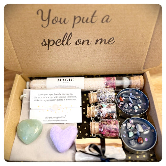 Personalised Witchy Gift Box, Witch Birthday Christmas Gift, Love Spell Gift Set, Gothic Date Night Idea, Romantic Letterbox Gift For Her