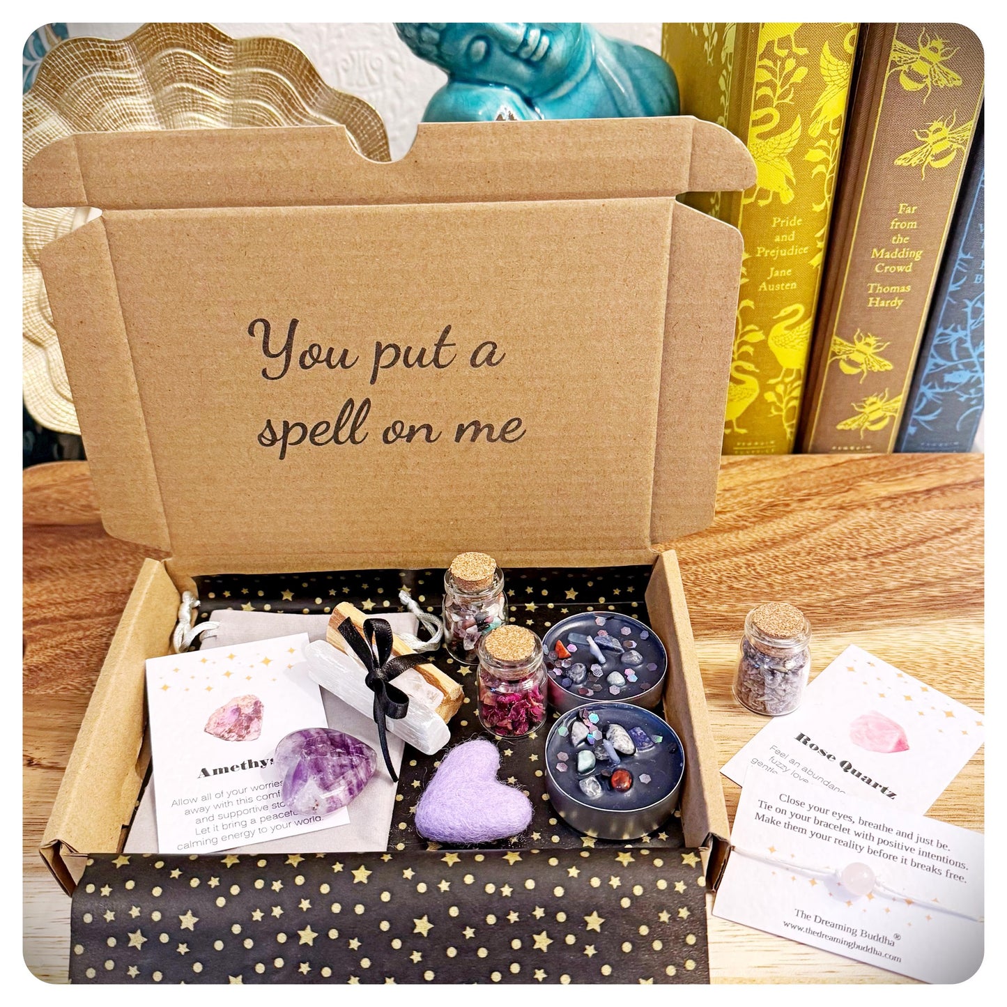 Personalised Witchy Gift Box, Witch Birthday Christmas Gift, Love Spell Gift Set, Gothic Date Night Idea, Romantic Letterbox Gift For Her